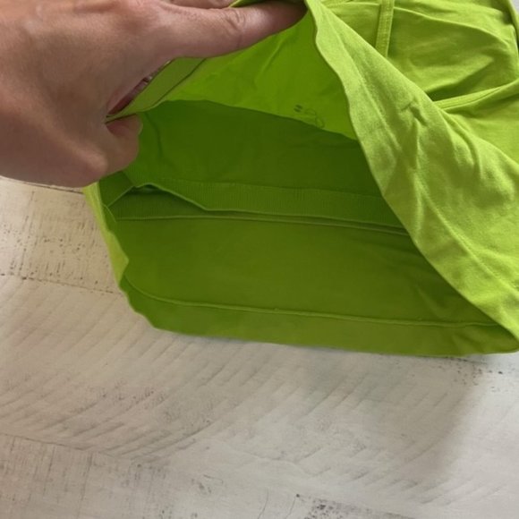 Splits59 Seamless Cami Tank Top Cropped Lime Green M/L - Picture 3 of 4